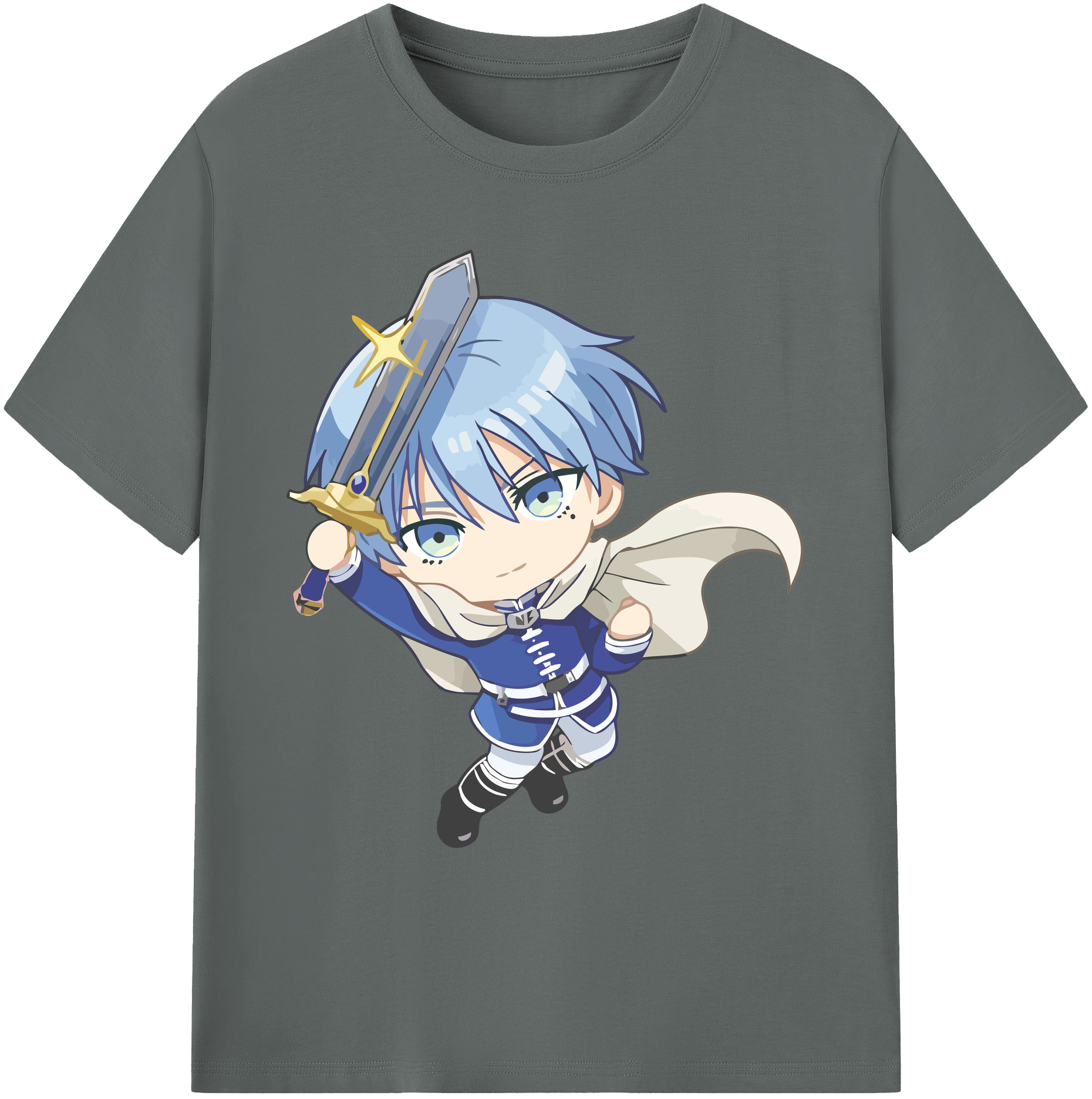（画像用） 葬送のフリーレン Frieren 綿100％ メンズ半袖Tシャツ｜肌触りやわらか＆通気性